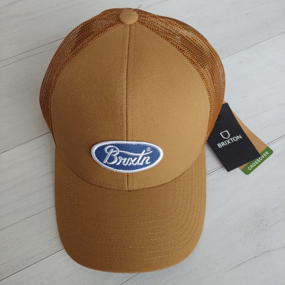 BRIXTON NEW Parsons MP Copper Trucker Hat Snapback - Picture 1 of 5